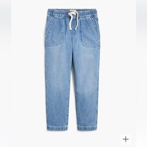 Girls' denim drawstring pant by Crewcuts. 
“”””Excellent  Conditions”””